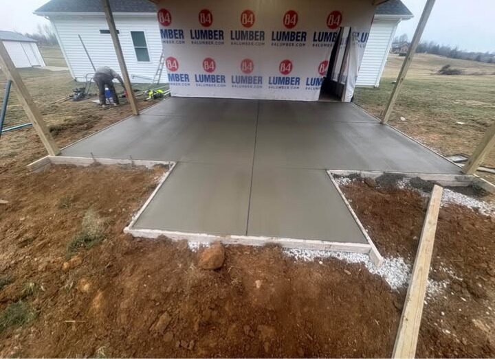 New Driveway Pour