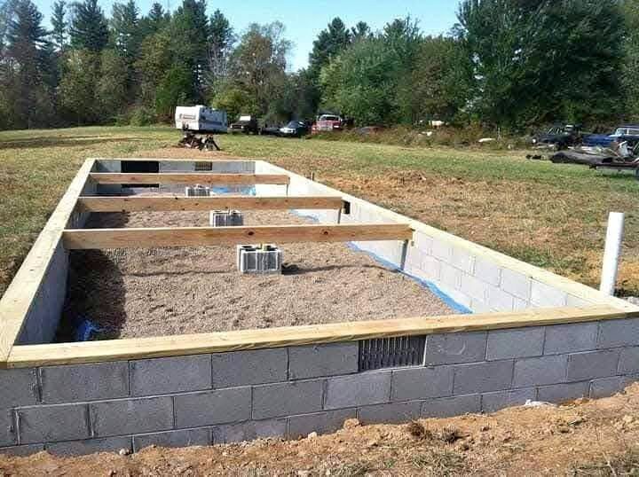 Footings & Block Stem Walls