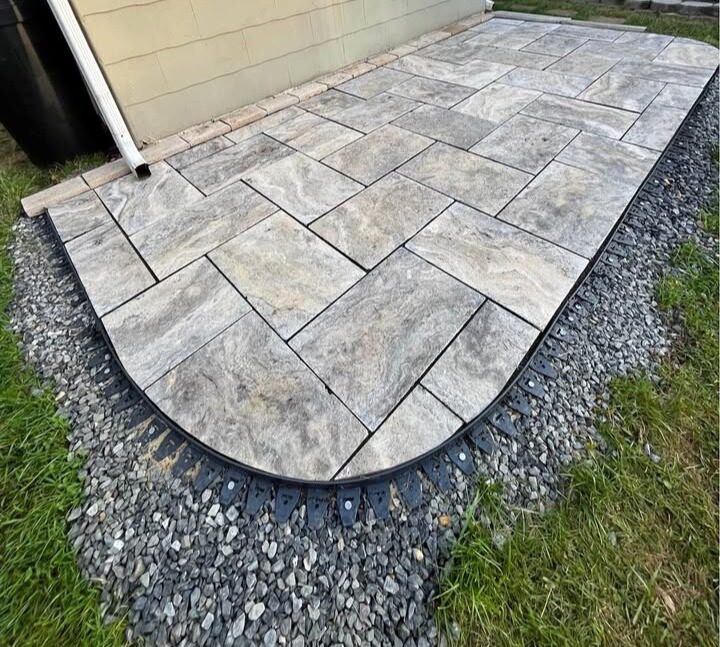 Stamped Ashlar Walkway